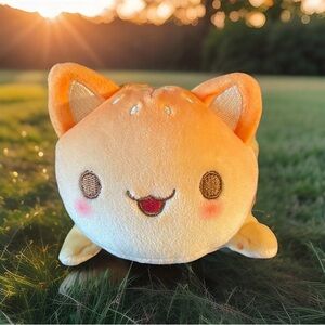 Meemeows Food Plushies Aphmau Plush Cat Cheeseburger Burger Stuffed 6" Animal